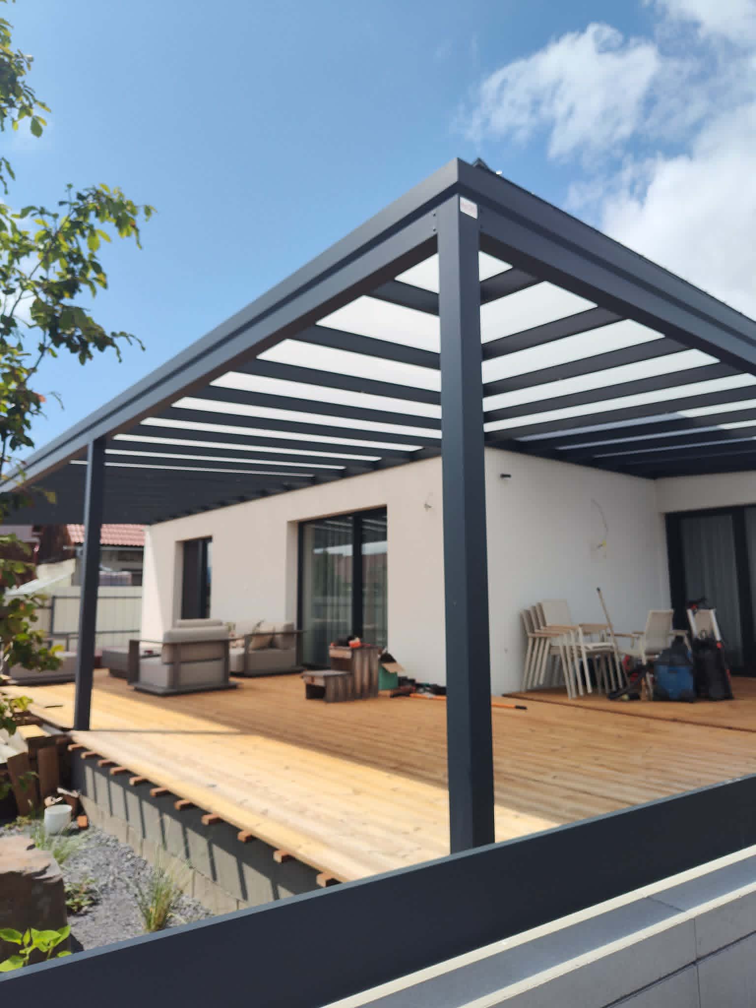Hliníková pergola